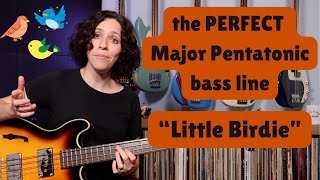 The Perfect Major Pentatonic Bass Lesson | Learn Vince Guaraldi’s 'Little Birdie' Bass Line