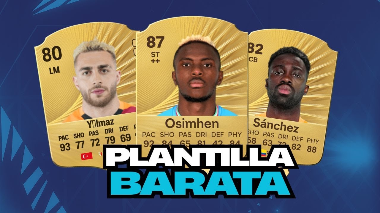 💸 LA MEJOR PLANTILLA POR MENOS DE 20K EN FC26 😱 | EQUIPO BARATO Y COMPETITIVO EA FC 26