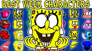 ALL BEST WEEK CHARACTERS | FNF Character Test | Gameplay VS Playground