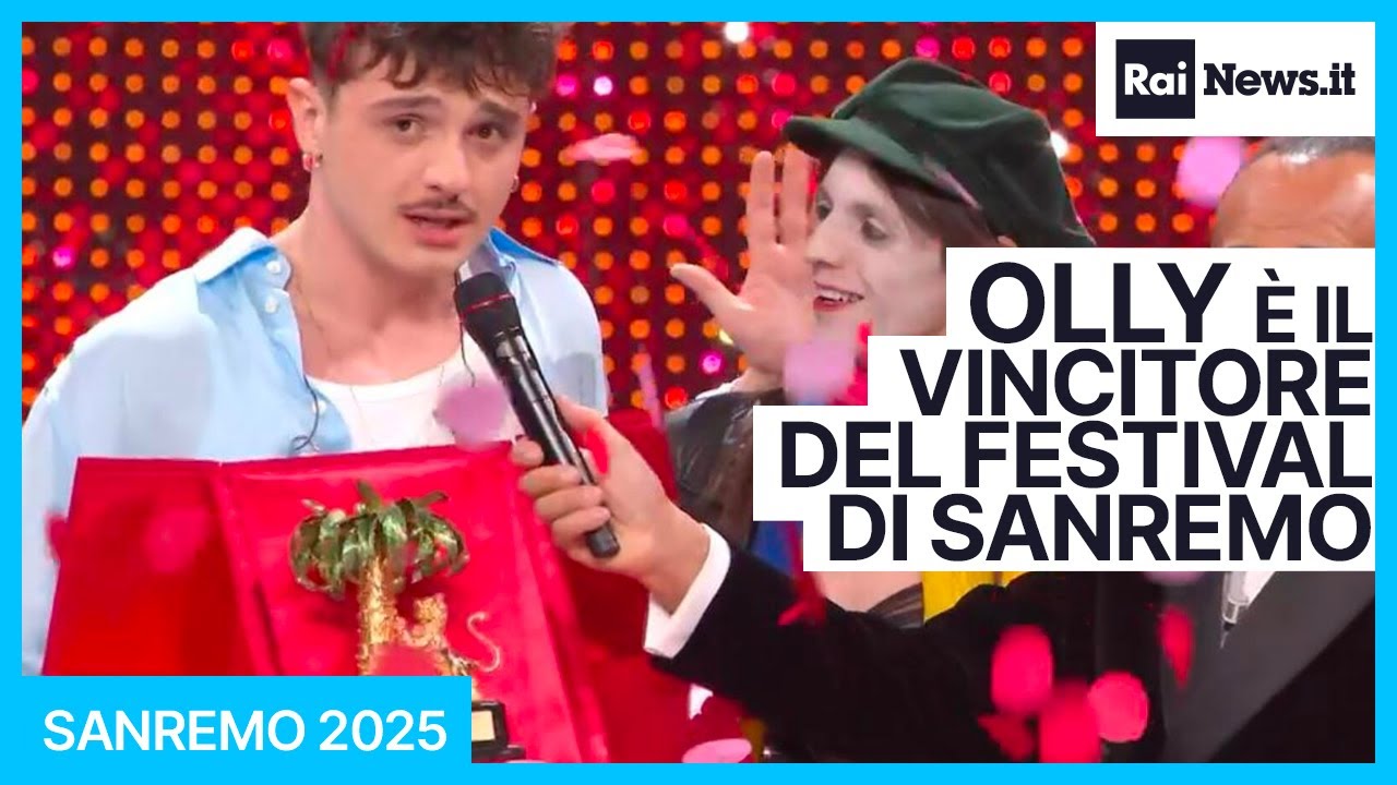 Olly vince la 75esima edizione del Festival di Sanremo con "Balorda nostalgia" Olly vince la 75esima edizione del Festival di Sanremo con "Balorda nostalgia"