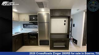 Unbelievable 2026 CrossRoads Zinger Travel Trailer RV For Sale in Boerne, TX | RVUSA.com
