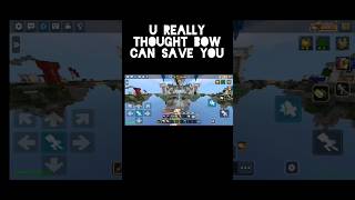 Attacking a Archer 🏹 #gaming #gamingshort #bedwars