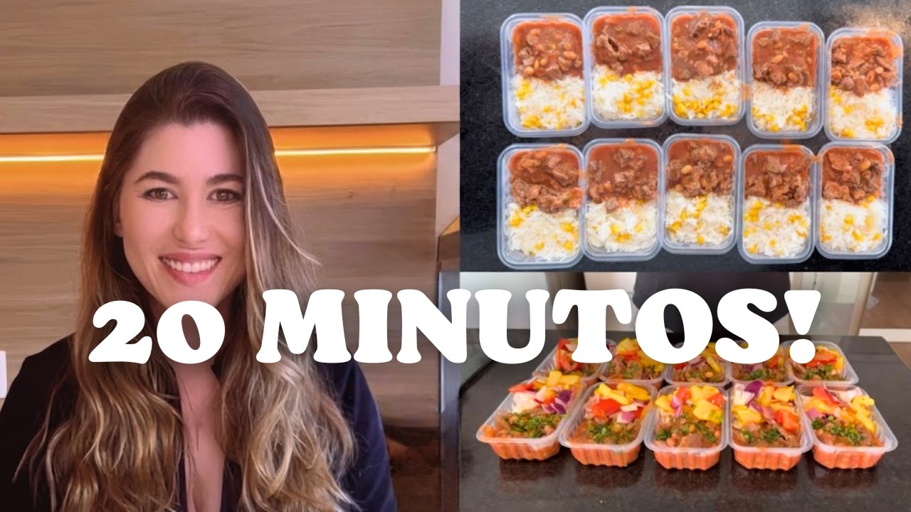 10 MARMITAS em 20 MINUTOS: Receita de CHILI COM CARNE Congelável!