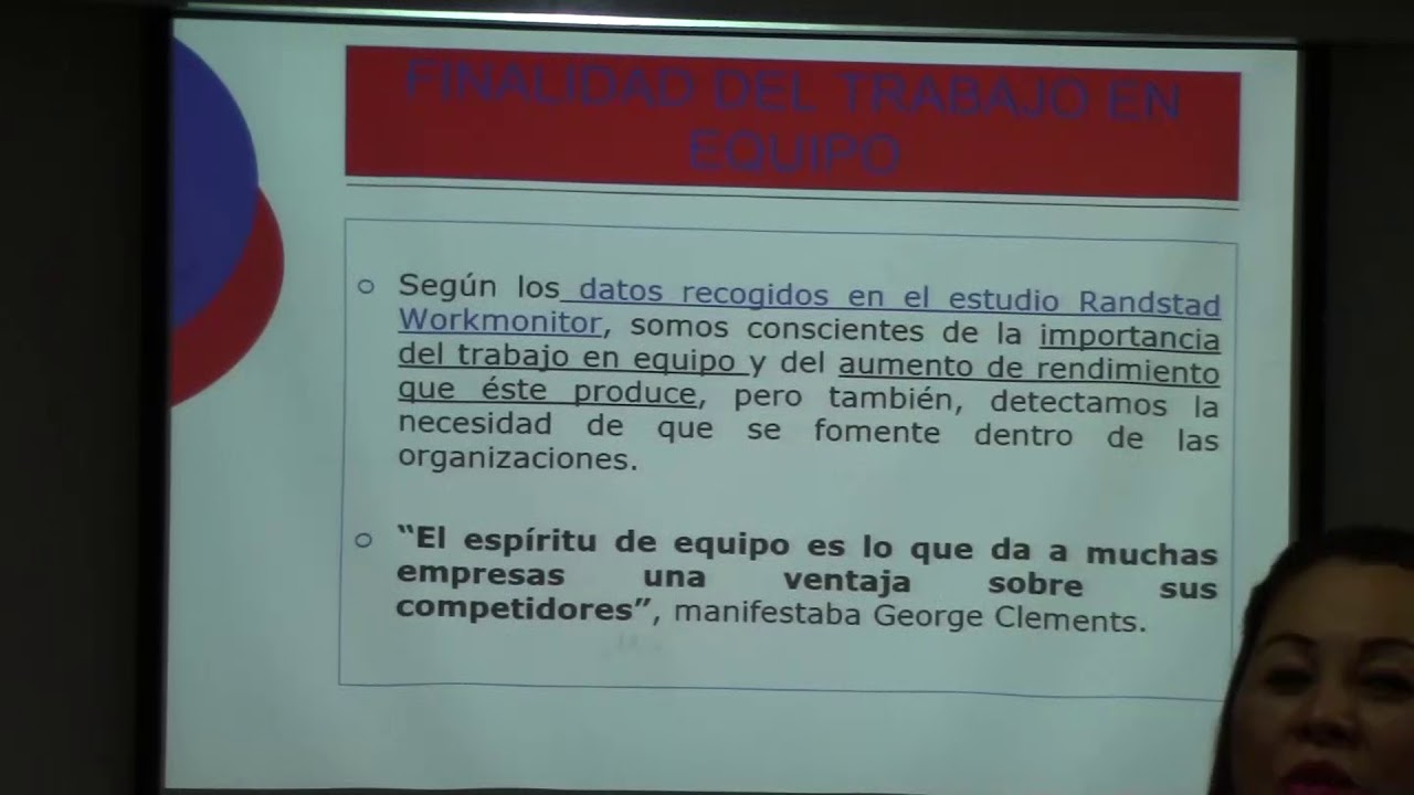 Trabajo en equipo, Grado de aceptación y su finalidad en la organización saludos amigos dvd