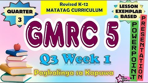 GMRC 5 Quarter 3 Week 1 MATATAG Curriculum / Revised K-12 LE Based PowerPoint Presentation