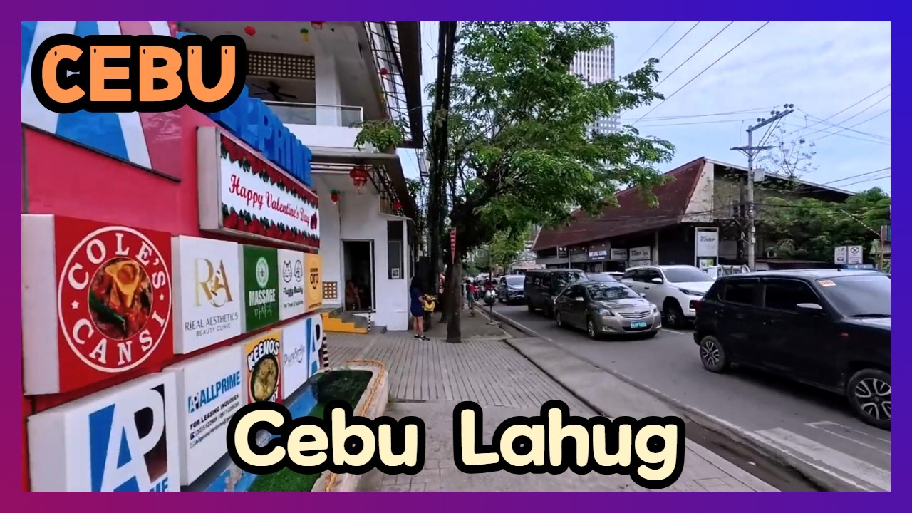 POV Walk Cebu Lahug - Real Street Scenes, Traffic, and Sidewalk Life in the Philippines