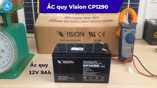 Bình Ắc quy Vision 12V 9Ah CP1290 - Ắc quy cho Bộ Lưu Điện UPS, Viễn thông [Review chi tiết]