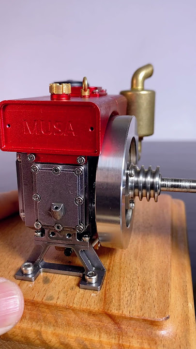 MUSA 1/8 2.6cc Mini Single-Cylinder Gas Powered Motor 4-Stroke Engine Model