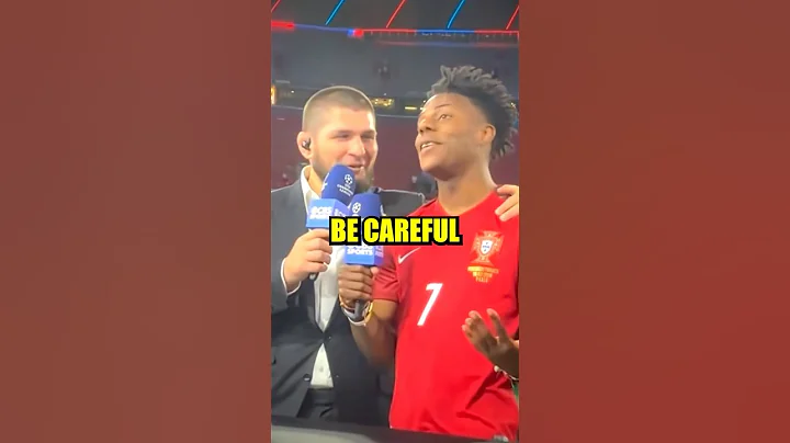 IShowSpeed meets UFC LEGEND Khabib Nurmagomedov At UCL and asked if they could fight one day! 🔥💀