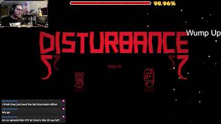 Im disturbed ~ Geometry Dash - Disturbance By Vizitek Easy Demon