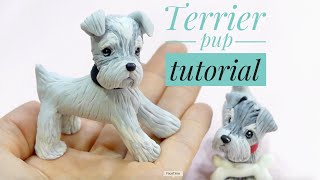 HOW TO MAKE A TERRIER PUPPY | EASY TUTORIAL | Patricia Santoro | 如何製作梗犬 | 簡易教學 |