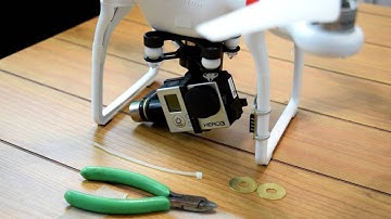 Phantom 2 Zenmuse H4-3D Gimball Mod for Hero 3 Black