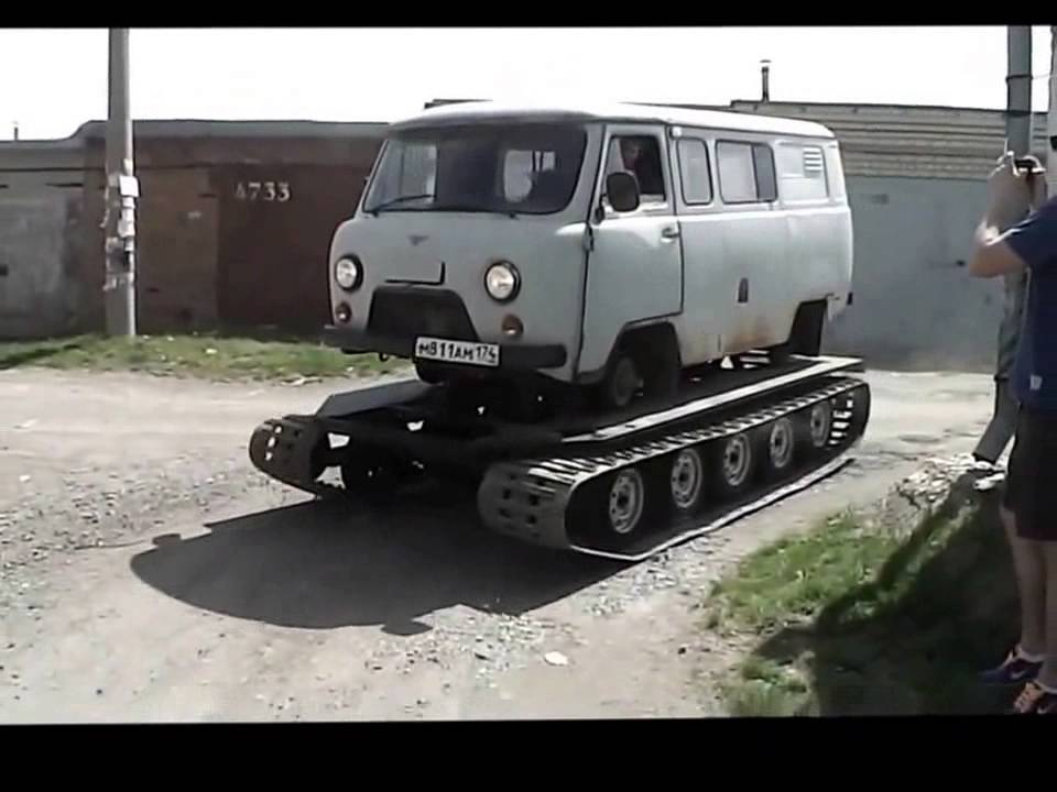 Болотоход из уаза