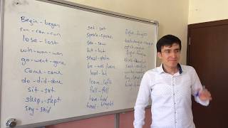 English Simple Past Tense Irregular Verbs Rap Song Easy ( İsm-i Rap)