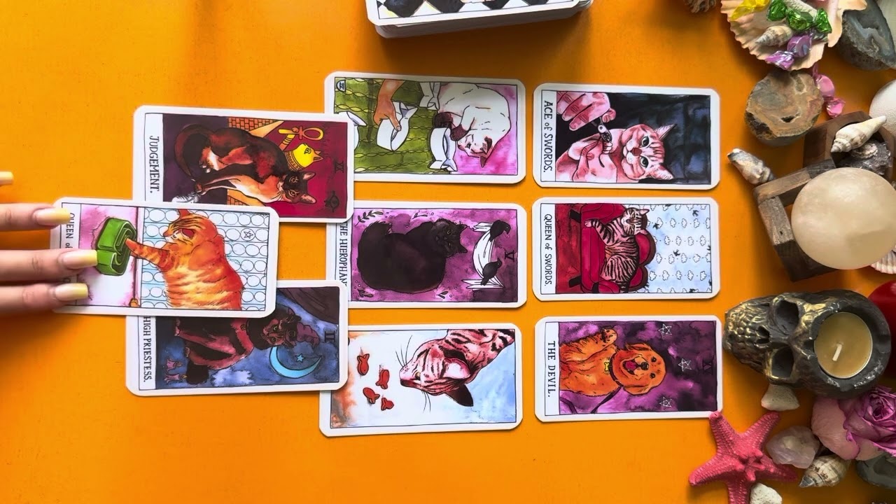 چه جوری درموردت فکر میکنه💋🤍فال تاروت فارسی