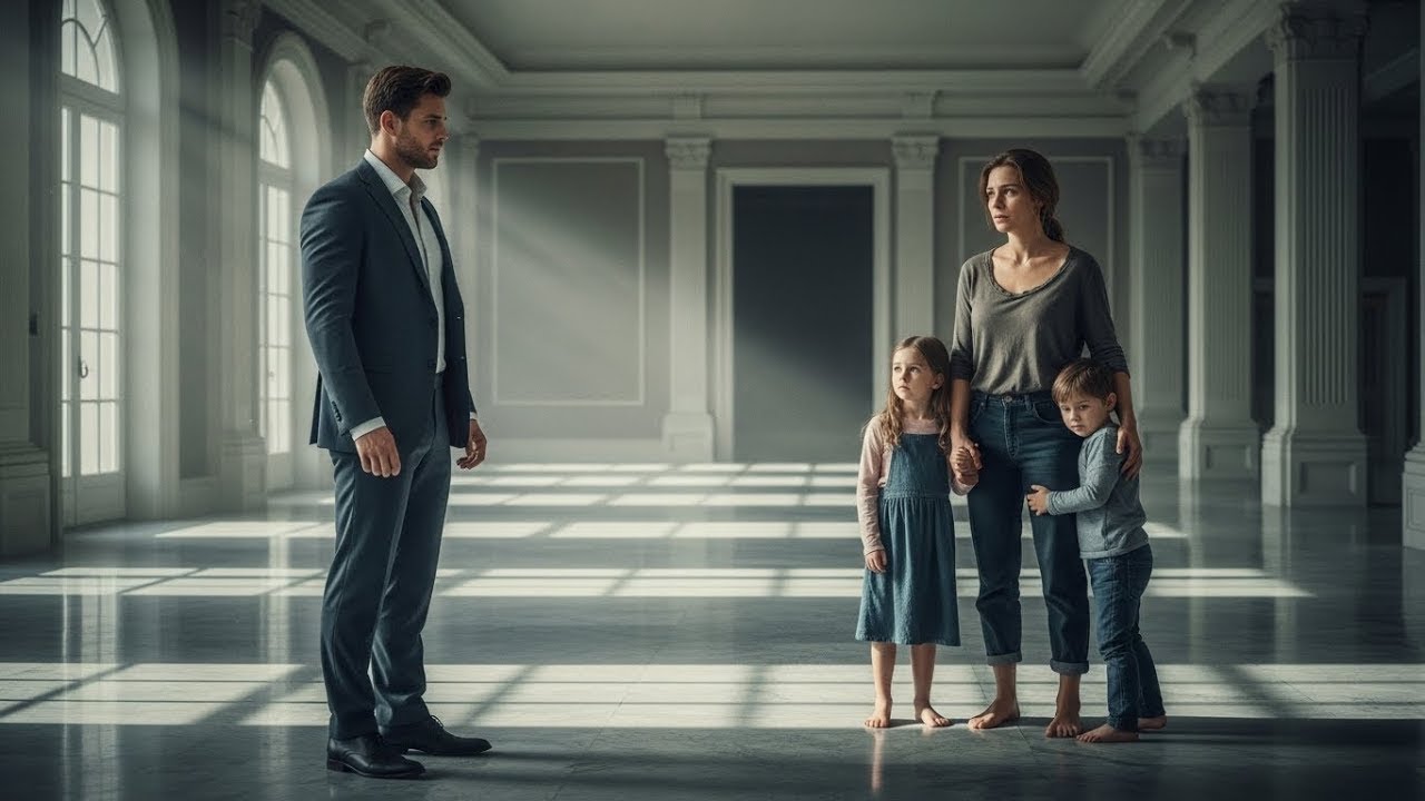 Un billonario halló a una mamá soltera y dos niños en su mansión vacía, y todo cambió después