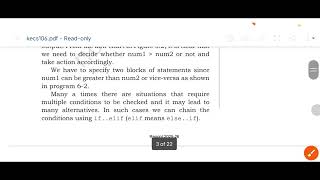 Flow of Control in Python | Chapter 6 | Class 11 NCERT Computer Science