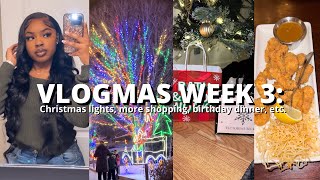 VLOGMAS WEEK 3: CHRISTMAS LIGHTS, STARBUCKS HOLIDAY DRINKS, SHOPPING, Etc. | Luxury Tot