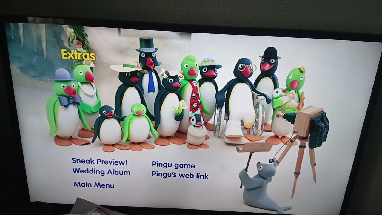 Pingu: (2004) A Very Special Wedding DVD Menu Walkthrough