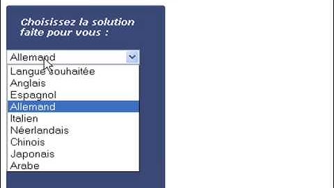 Création du formulaire avec Animate JQuery
