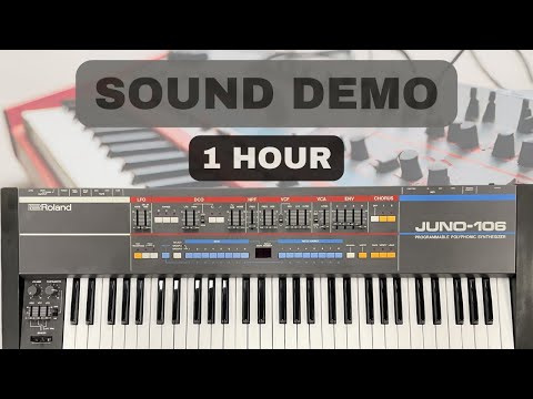 Roland Juno 106 ► Sound Demo [1 HOUR]