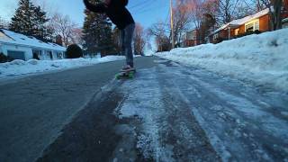 Longboarding; A Canadian Winter