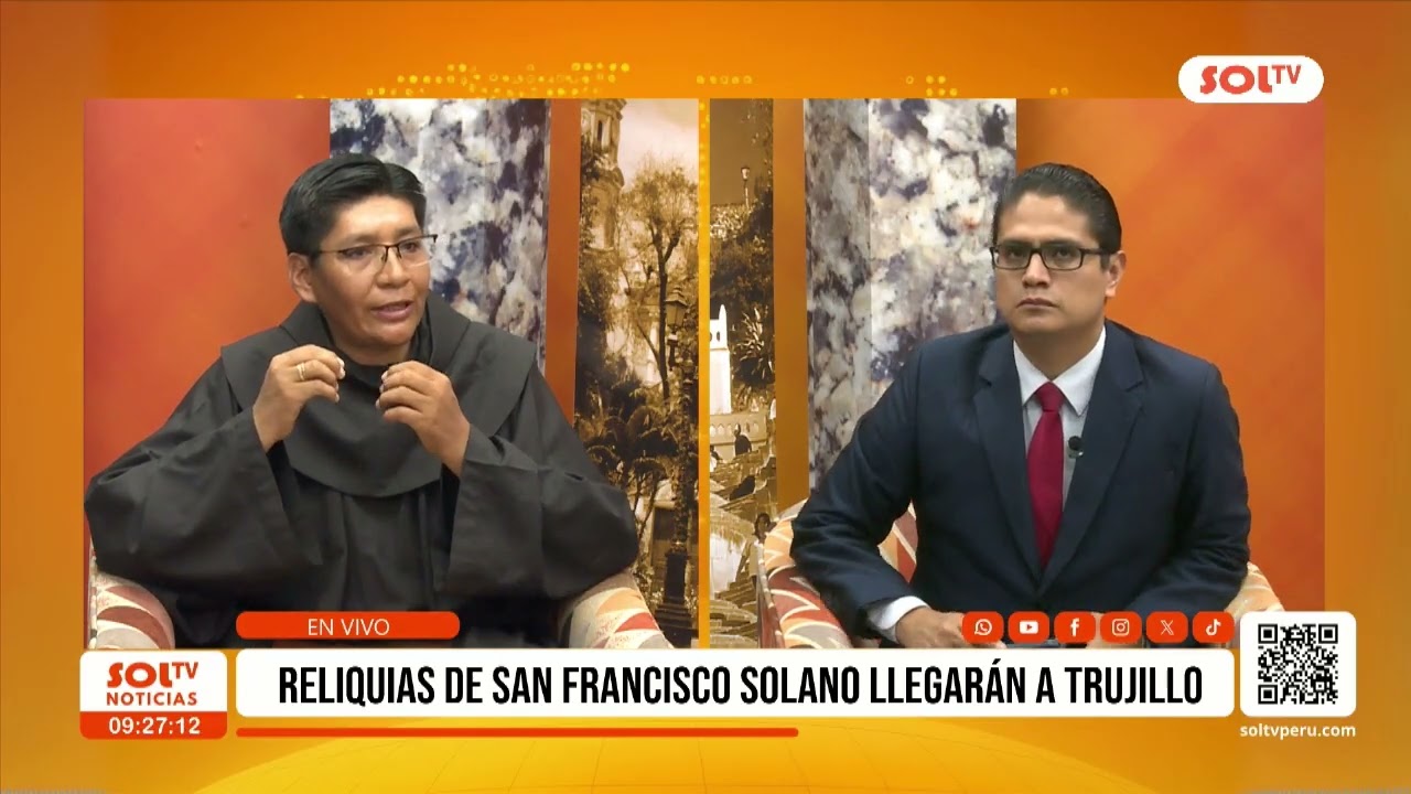Trujillo: Reliquias de San Francisco Solano llegarán a Trujillo