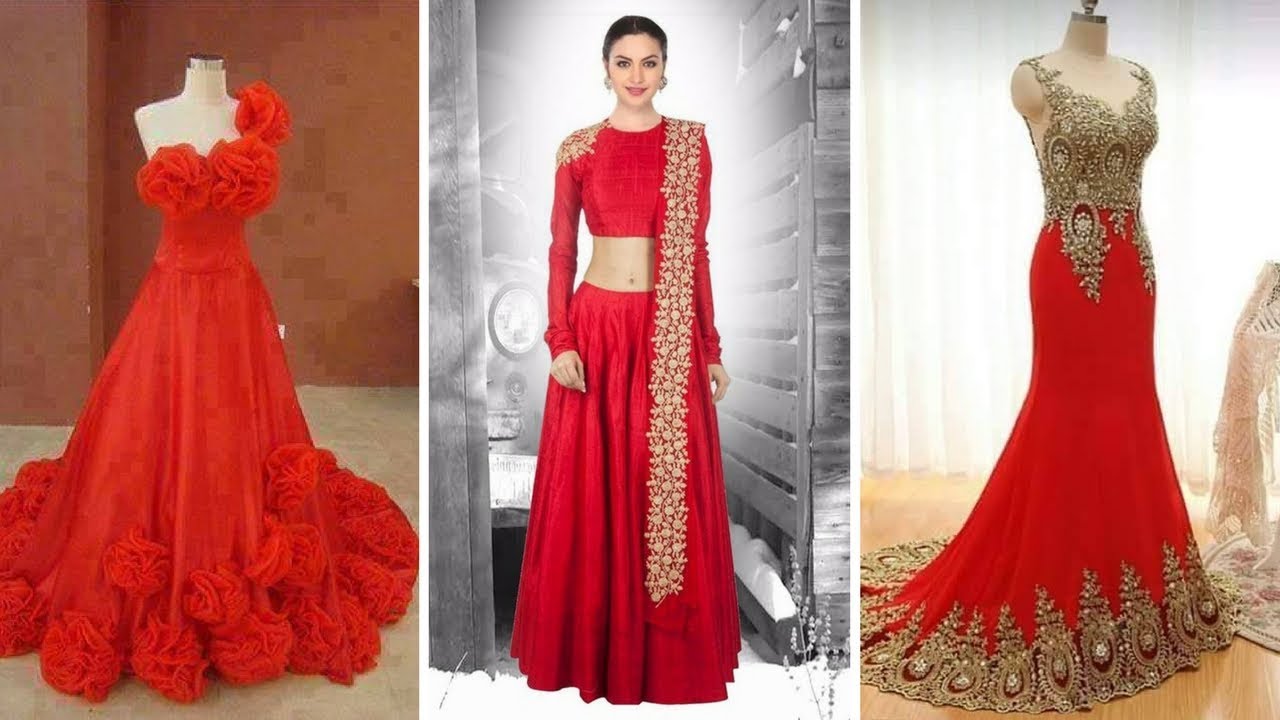 Top 20 Red Designer Gown Collection July 2017 // 2017 YouTube