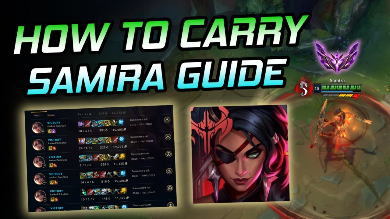 Вот как ты побеждаешь в играх с высоким Эло, играя за Самиру Мид (полное руководство по игре)