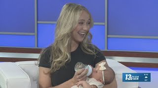 Catching up with Chief Meteorologist Samantha Jacques and her baby, Ada!