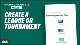 Create a League or Tournament | GameChanger University screenshot 4