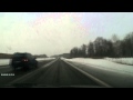 Snowy Day. Road: Širvintos - Vilnius - 5x