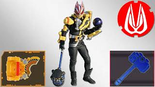 Kamen Rider Geats powered Buildergigant Hammer Henshin