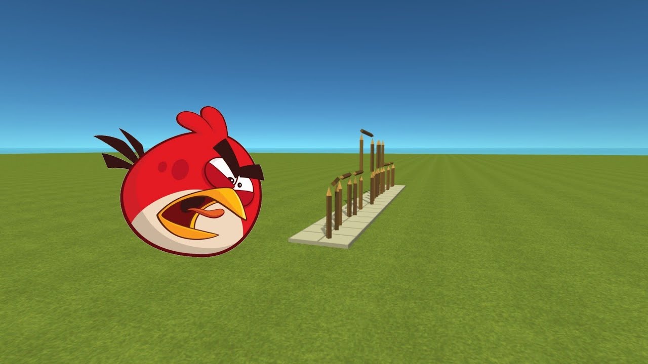angry birds, but in simple sandbox 2 |ssb2 - YouTube