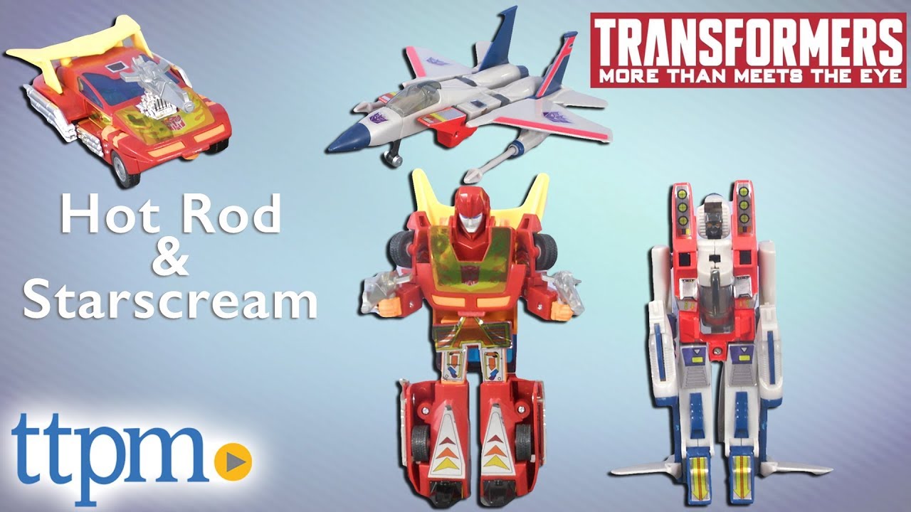 Transformers Autobot Cavalier Hot Rod and Decepticon Air Commander