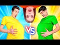 OMG! THEY ARE PREGNANT FOR 24 HOURS || Crazy DIY Pregnancy Challenge! Rich VS Broke By 123 GO! BOYS