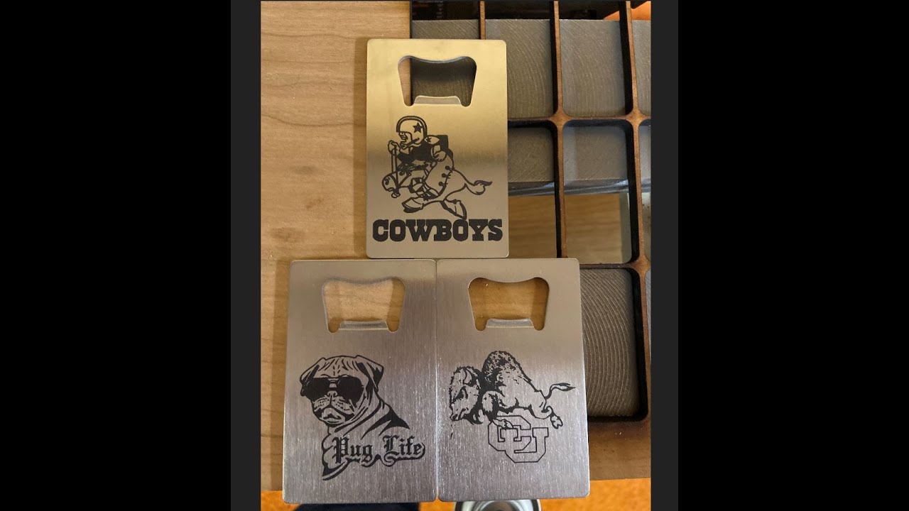 Creating Images on a Stainless-Steel Bottle Opener Using a Glowforge!