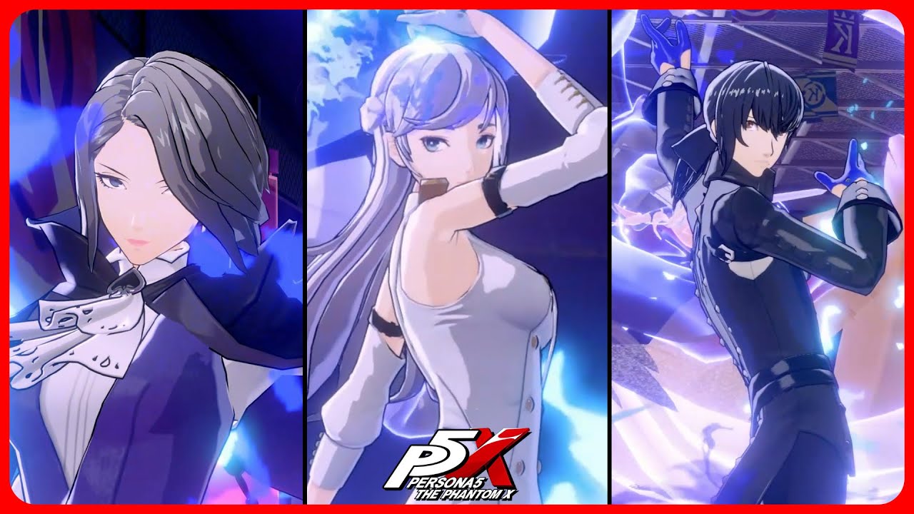 Faz on X: New Persona 5: The Phantom X Characters and their Personas  revealed. Seji, Mont, and Yuki  / X