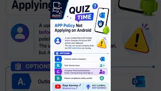 Keep Learning iT | Test Your Intune Skills 🚨 #mecm #techquiz #Intune #youtubeshorts #mam #mdm