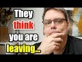 Your narcissistic ex thinks you are leaving