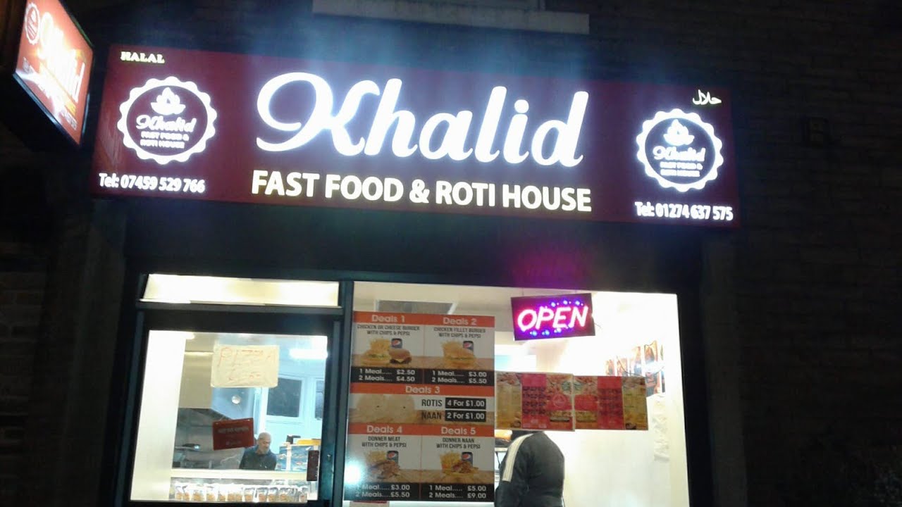 Khalid Roti Khalid fast food & roti house|bradford desi takeaway 😍🇵🇰 - YouTube
