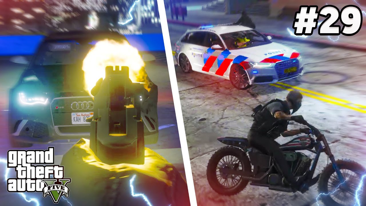300IQ POLITIE ACHTERVOLGING!!👮😱 WHYOS & CALI CARTEL!! (GTA ROLEPLAY ONDERWERELD #29)