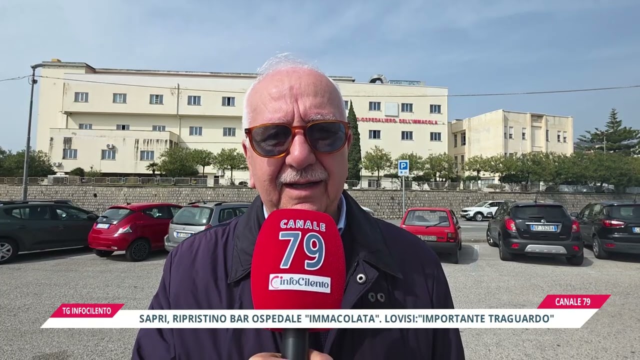 Ospedale di Sapri, ripristino del servizio Bar, Lovisi a InfoCilento: "Un importante traguardo"