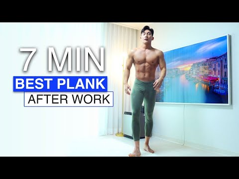7min [After <strong>work</strong>] Best plank variation <strong>Home</strong> Workout l 하루 7분! 퇴근 후 전신 플랭크 저녁 운동