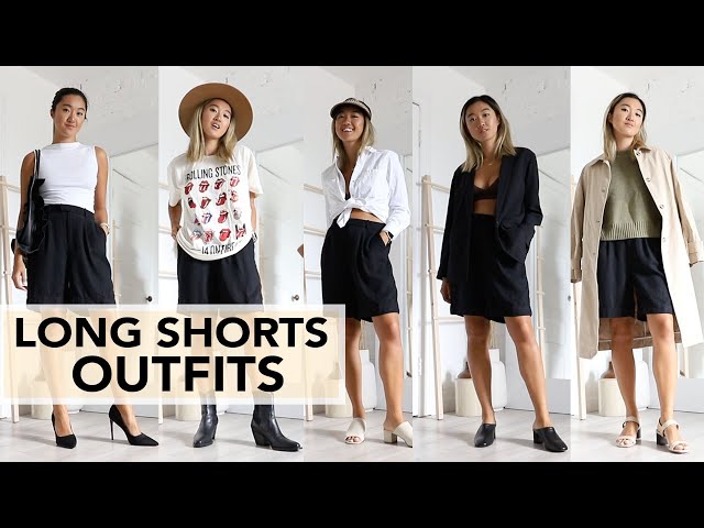 LONG SHORTS: Outfit Ideas & How To Style - YouTube LONG SHORTS: Outfit Ideas & How To Style - YouTube