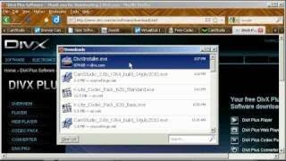 Installing DivX Codec for Recording with CamStudio
