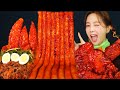 [Mukbang ASMR] 꿀조합✨ 매콤 떡볶이+양념치킨+차돌박이 먹방! Tteokbokki Spicy Chicken Eatingshow Ssoyoung