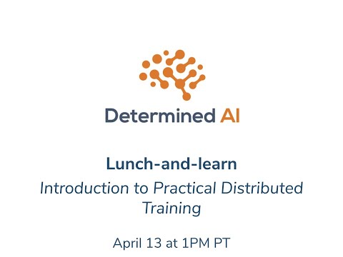 Lunch-and-learn: Introduction to Distributed Training