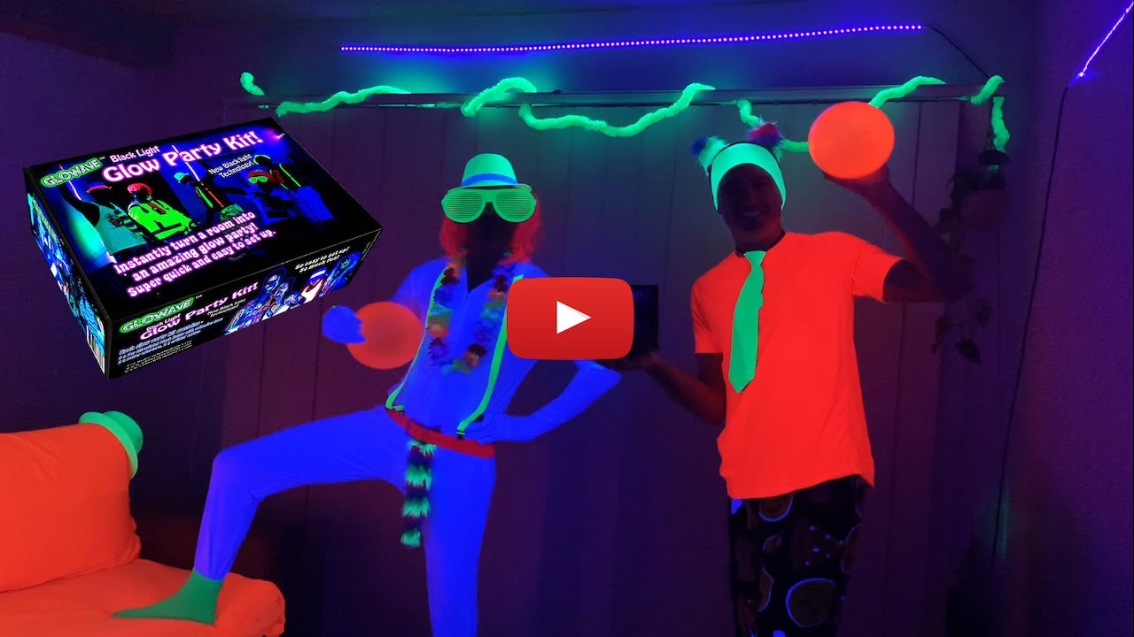 How to set up a black light glow party using the Glowave kit -  Instructional Video [2019] 