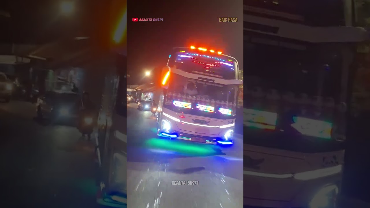 BUS BAIK RASA FULL BASURI‼️Malam Telolet Bilqis || REALITA BUS71